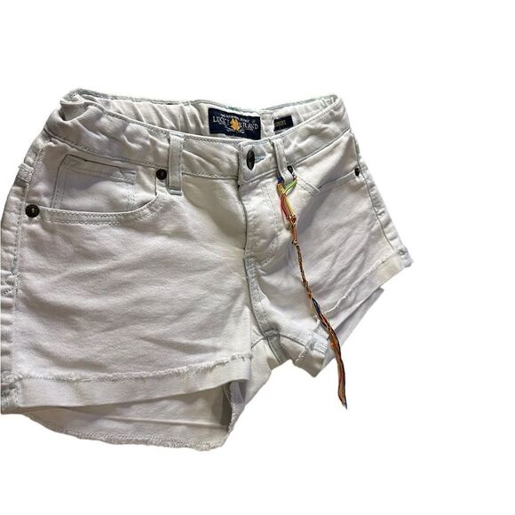 Lucky Brand Girl’s White Jean Shorts (10) - Picture 5 of 6